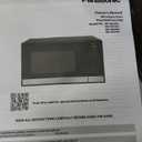 Panasonic NN-SB458S Compact Microwave Oven, 0.9 cu.ft., Stainless Steel/Silver