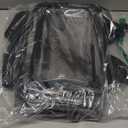 PACKISM Clear Backpack for School - 17 inch Large Heavy Duty Bookbag, Reinforced See Through PVC Transparent Backpack (Active Black 17")