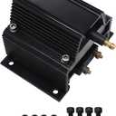 High Output Ignition Coil 50,000 Volts 50K E-Core HEI Super Coil Electronic 12V Universal Fits for V8 Chevy, Ford, Olds, Pontiac and Mopar