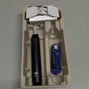 Oral-B Rechargeable Electric Toothbrush, iO2 Starter Kit, 3 Cleaning Modes, Automatic Pressure Sensor to Protect Gums, 2 Brush Heads, Night Black