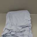 Extra Deep Queen Fitted Sheet - Hotel Luxury Single Fitted Sheet Only - Easily Fits 18 inch to 24 inch Mattress - Ultra Soft, Wrinkle & Fade Free w/Extra Deep Pockets - Breathable & Comfy - Sky Blue