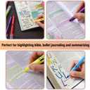 Mr. Pen- Gel Highlighters, 12 Pack, Assorted Colors, Bible Highlighters for Bibles That Do Not Bleed