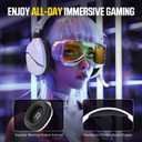 WolfLawS Wireless Gaming Headset with Noise Canceling Microphone for PS5, PC, PS4, 2.4G/Bluetooth Gaming Headphones with USB and Type-c Connector, Wired Mode for Controller Gamecube