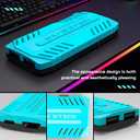 UWDFH Retro Gaming Console, 2026 Gaming Stick Pro, 50000 Games -128GB, 4k HDMI Output, and 2.4GHz Wireless Controller, 48 Classic Emulators, Plug and Play Video Games for TV (Blue) (Blue)