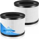 2 Pack AP-S0610L Replacement Filter Compatible with MOOKA AP-S0610L Air Purifier,3-in-1 H13 True HEPA High-Efficiency Activated Carbon Filter