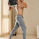NORTHYARD Men's Joggers Pants with Zipper Pockets Lightweight Sweatpants Athletic Running Workout Track Pants for Men