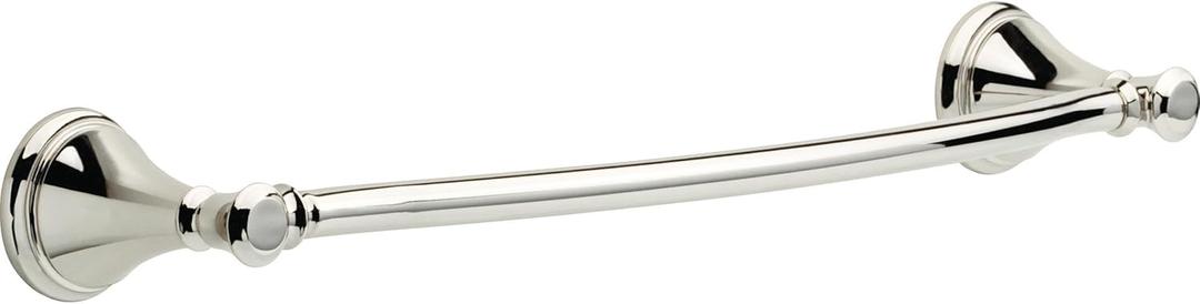 DELTA Cassidy 18 inch Towel Bar, Polished Nickel, Bathroom Accessories, 79718-PN