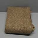 Non-Slip Corner Kitchen Rug - Super Absorbent Braided Floor Mat for Sink Areas, Washable Circular Sector Mat with Rubber Backing, Imitation Linen Kitchen Carpet (Beige, Radius 55'') (4'7" x 4'7" (Sector))