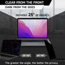2 Pack Privacy Screen Compatible with 2019 MacBook Pro 16 Inch Screen Protector (A2141), Anti Blue Light Glare & Anti Scratch Computer Privacy Shield for Mac Pro 16.1"