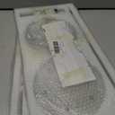 2 x OAOLEER Acrylic Necklace Holder Stand, Rotating Jewelry Organizer Display Tree Hanger Rack with 36 Hooks for Necklaces, Chain, Pendant, Bracelets, Ring (Tall 15.7 In)