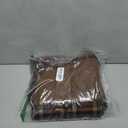 Haellun Men's Long Sleeve Sherpa Lined Shirt Jacket Flannel Plaid Fleece Coats, Large