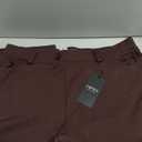 Tapata Women's, Stretchy Straight Dress Pants with Pockets Tall, Petite, Regular for Office Work Business 32", Brown, XL