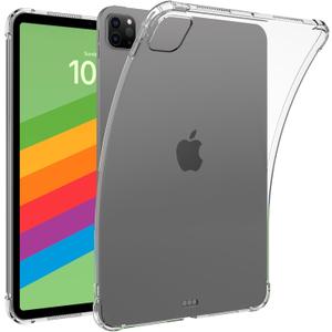Tablet Clear Flexible Shokcproof Case for Apple iPad Pro 13 A2925 A2926 A3007 13"(2024 Release),Ultra Slim Lightweight TPU Shell Soft Transparent Cover(for iPad Pro 13" 2024)