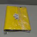 Premium 9 Pocket Card Binder for 360 Cards, Fabmaker PU Cover Trading Card Binder, Sturdy Card Collection Album, Sleek Card Holder Folders for Game Cards & Sports Cards, Yellow