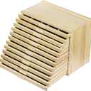 Vencer 12-Drawer Pine Artist Supply Storage Box - Effortlessly Organize and Store Pencils,Pens,Pastels,Markers,Brushes,and Tools with Adjustable Compartments and Generous Capacity,VAO-021