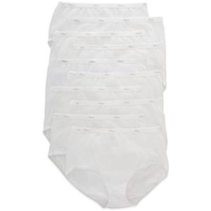 Hanes Women's Signature Cotton Breathe Briefs Underwear Pack, 10-Pack (Colors May Vary)