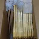 HOUSE DAY Wooden Hangers 30 Pack, Solid Wood Clothes Hangers with Non Slip Pant Bar, Heavy Duty Wooden Coat Hanger for Closet, Smooth Finish Wood Hangers for Shirts, Suits Jackets, Dress, Natural