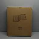 Dog Gate Wooden Freestanding Pet Gate3 Panel 23.6" Height White Indoor Dog Fences,House Gate for Doorways & Stairs