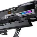 EZDIY-FAB GPU Holder Brace Graphics Card GPU Support Video Card Holder Bracket, Strenchable Structure, Video Card Sag Holder/Holster Bracket Support RX7990XTX, RTX4090, Black-341-2