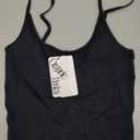 Organic Basics Women's Core Organic Cotton Cropped Singlet Camisole Top (Medium, Black)
