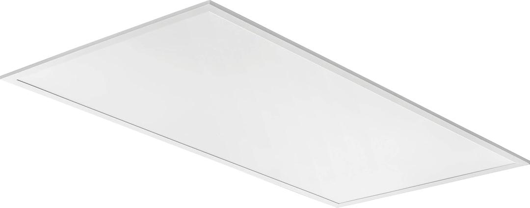 Lithonia Lighting CPX 2x4 LED Flat Panel Light, 2 Ft. x 4 Ft. LED Light Panel, Ceiling Lighting Fixture, 4000/5000/6000 Adjustable Lumens, 3500K/4000K/5000K Switchable CCT, Smooth Satin Lens, White