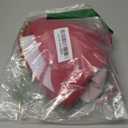 Zilcremo Women Two Piece Bikini Swimsuit Triangle Tie Bathing Suit Beads Cheeky String Bikini Sets (Medium, Red)