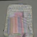 Aileam Bible Cover Case for Women: Bible Study Supplies Kit with Bible Highlighters, Christian Gifts for Women - Blue Flower, Cotton, Floral Pattern (Standard Set)