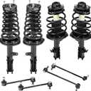 Front and Rear Struts Assembly & Sway Bar Links for 97-03 Toyota Avalon, 97-01 Camry 3L Lexus ES300 Solara, Shock Absorber w/Coil Spring Replace 271679 271678 271681 271680 8PCS