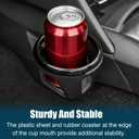 2 x Detachable Car Insert Drink Water Cup Holder Compatible with for Mazda Roadster MX-5 Miata 2016-2025 Water Bottle Holder Mount Storage Beverage Stand Replacement for N2476439XA02,Left Side