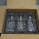 3PCS Whiskey Decanters, 33.8oz Liquor Decanter Set for Men Glass Decanters for Liquor, Bottles for Alcohol, Presents for Dad, Decanters Creative Presents for Man, Home Bar Decorations