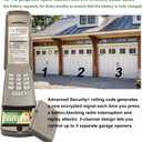 2026 Upgraded Universal Garage Door Opener Keypad for LiftMaster, Chamberlain,Craftsman & Wayne Dalton Garage Openers Manufactured Since 1993.877Max/878Max,G940EV-P2,CMXZDCG440