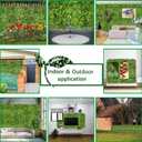 ODTORY Artificial Plant Wall Roll: 48 X120 in (40 sqft) UV-Anti Ivy Privacy Fence Screen Faux Greenery Panels Backdrop Boxwood Ivy Vine Leaf Hedge Fence for Indoor Outdoor Green Decor
