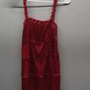 Girl's 20s Flapper Dresses Costume Dress Childrens Party Fringed Dresses with Feather Headband,Size Adult Medium