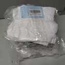 3 x AugRing Women's Striped Cotton Crew Socks Cozy Casual Athletic Quarter Socks for Running & Gym Size 5-11 (White)
