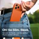 TORRAS Magnetic Slim-Fit for iPhone 17 PRO MAX Case, Ultra-Thin 17 ProMax Phone Case Compatible with MagSafe, Light Anti-Scratch Matte Hard PC Bayer 6.9 inch OriginFit, Glossy Orange
