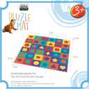 Deke Home - Geometric Foam Play Mat for Kids & Toddlers, 36 Interlocking EVA Foam Tiles, 72" x 72" Puzzle Floor Mat for Baby Crawling & Playroom Use, Non-Toxic, BPA-Free