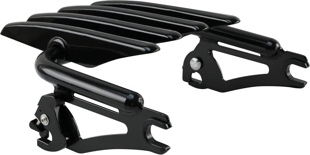 YHMOTO Stealth Detachable Luggage Rack Compatible for Harley Touring Street Glide Road King Electra Glide 2009-2026 (Black)