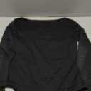 Avidlove Women Long Sleeve Body Suits Mesh Boat Neck Shapewear Bodysuit Crew Neck Leotards Going Out Tops Fall Outfits (Large, Black)