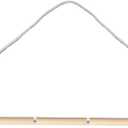 Beyeutao Tapestry Hanger Wooden Tapestry Hanging Telescopic Rod Room Adjustable 16-44 Inch Wooden Rod Holder Flag Pole Wall Hanging Tapestry Rods Rug Hangers for Walls