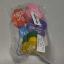 Qunclay 6 Pcs Valentine's Day Decorations Wooden Heart Home Decor Conversation Signs Tiered Tray Farmhouse Sweetheart Shape Table Blocks for Office Wedding Anniversary Party Supplies(Multi Color)