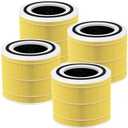 Carmerny Core 200S True HEPA Pet Replacement Filters Compatible with LEVOIT Core 200S Smart WiFi Air Cleaner Purifier, 3-Stage H13 Grade True HEPA Filter Set, Core 200S-RF, 4-Pack