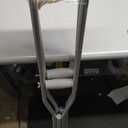 Medline Aluminum Crutches for Kids, Adults, & Seniors, Walking Aid for Reliable Balance, Comfortably Holds 300 LBS, Fits Patients Between 5'10" to 6'6" Tall