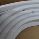 TV Cord Hider  Flexible Wall Cord Cover Low Profile Silicone Cable Raceway Self Adhesive Cut to Size Design for Hiding Wires on Wall Clean Home Setup Cable Concealment, White, 10 Feet