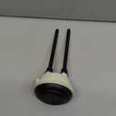 Toilet Tank Lid Chromed Dual Flush Top Button 48 mm or 2 inches by NuFlush