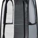 Sports Tent: Flycoop Portable Weather Pop Up Pod 1 Person to Provide Shelter from Wind Rain and Cold Weather Shelter for Outdoor Activities, Sports Events, Camping and Hiking (38.2*38.2*63 inch, Black)