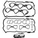 MS97143 Intake Manifold Gasket and Engine Valve Cover Set Compatible with 2007-2024 Nissan Altima Maxima Murano Pathfinder Quest 2013-2016 Infiniti QX60 JX35 3.5L V6 Replaces MS19450