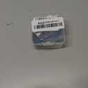 UL Listed 22mm Push Button Switch 15A 12V Momentary 2NO DPST Angel Eye LED Stainless Steel Round Self-Reset 7/8'' with Wire Socket (Blue)