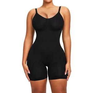 Slims Black Shapewear Bodysuits for Women Tummy Control, L/XL