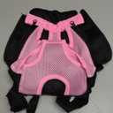 Inspack Dog Backpack Carrier/Cat Carrier, Adjustable Pet Front Carriers Travel Bag for Puppy Medium Dogs, Legs Out, Soft Ventilated Doggie Chest Carry Backpacks for Hiking/Camping, 2.5-4 lbs, Pink