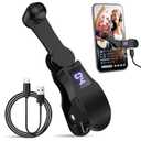 Auto Clicker for Smart Phone, Phone Screen Device Speed Clicker for Android IOS Apps, Fast Click Simulation Finger Continuous Click for Gaming, Live Broadcasts Likes, Adjustable Speed Physical Clicker